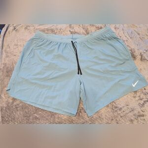 Nike Men's Light Blue Athletic Shorts Sz: XXL NWT